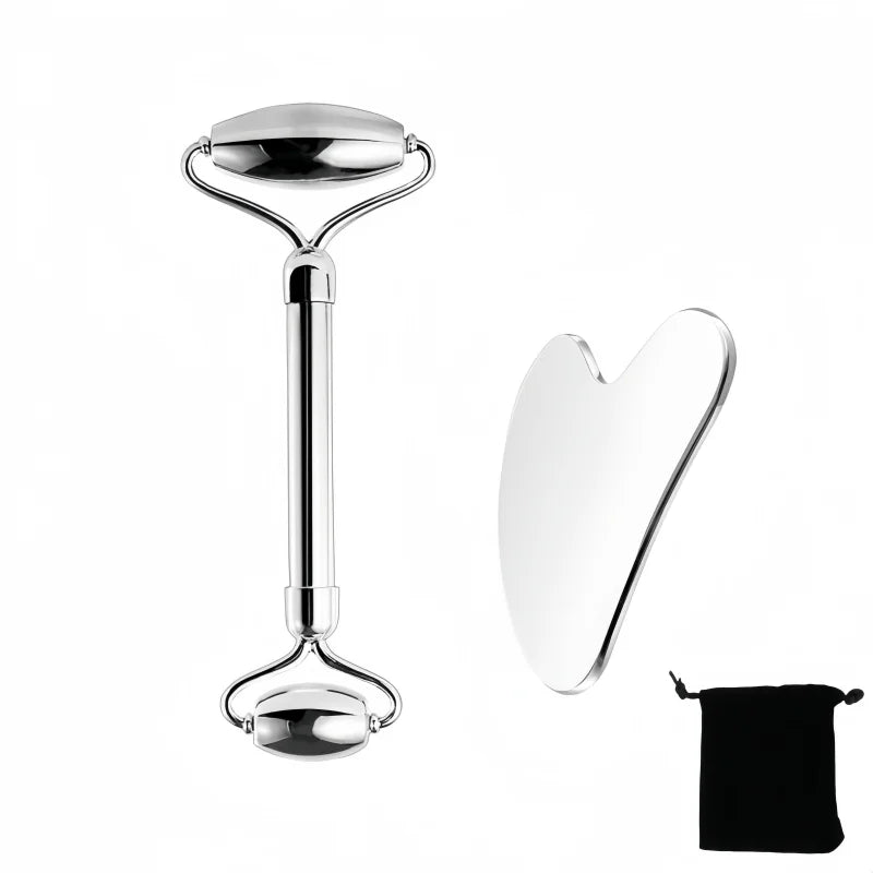 Stainless Steel Gua Sha & Massage Roller