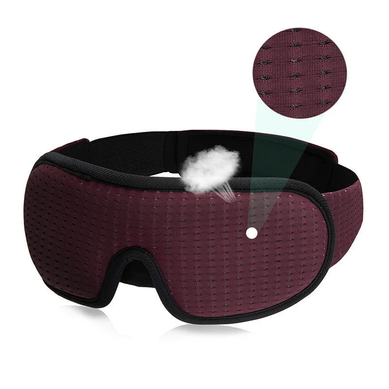 3D Padded Sleep Mask – Soft Eye Shade