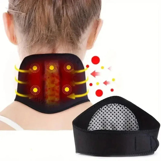 Self-Heating Magnetic Neck Pillow