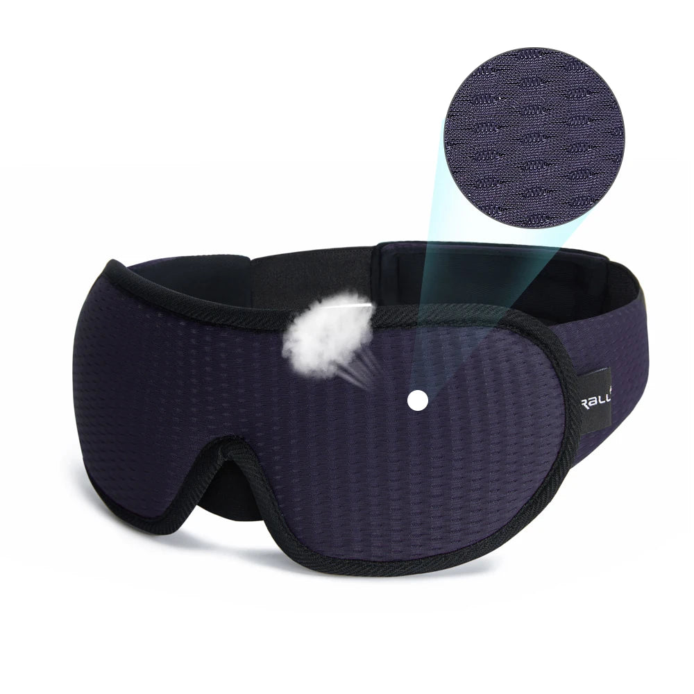 3D Padded Sleep Mask – Soft Eye Shade