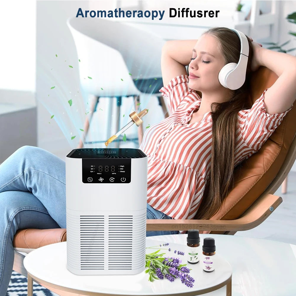 Air Purifier with HEPA & Negative Ion Generator