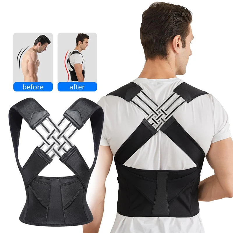 Breathable Back Posture Corrector Brace