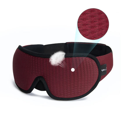 3D Padded Sleep Mask – Soft Eye Shade