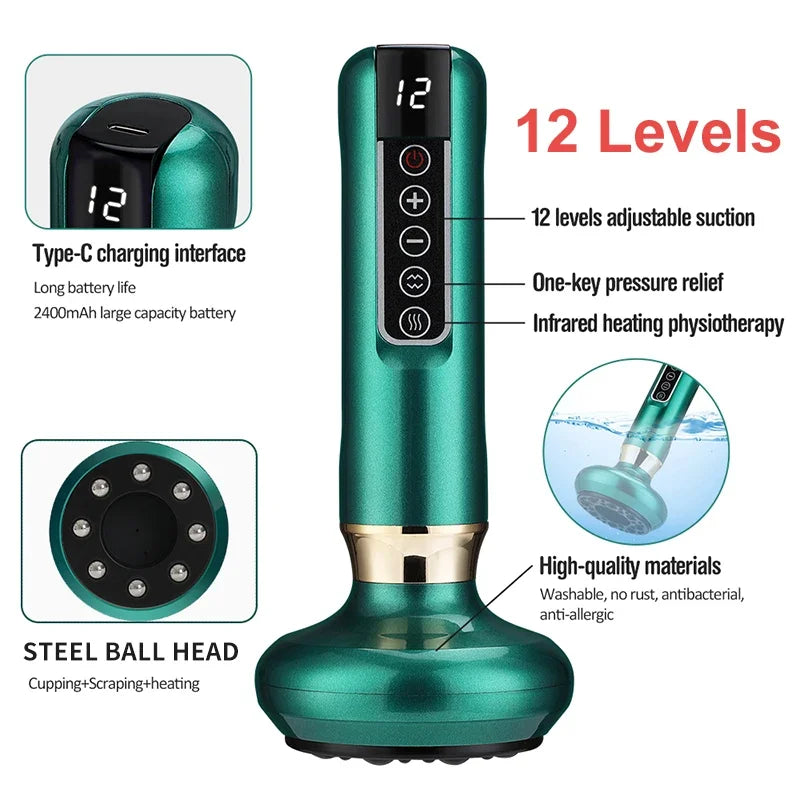 Emeka Electric Vacuum Cupping & Body Massage Device