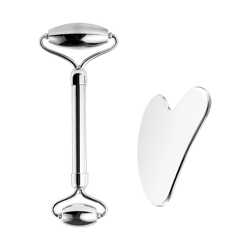 Stainless Steel Gua Sha & Massage Roller
