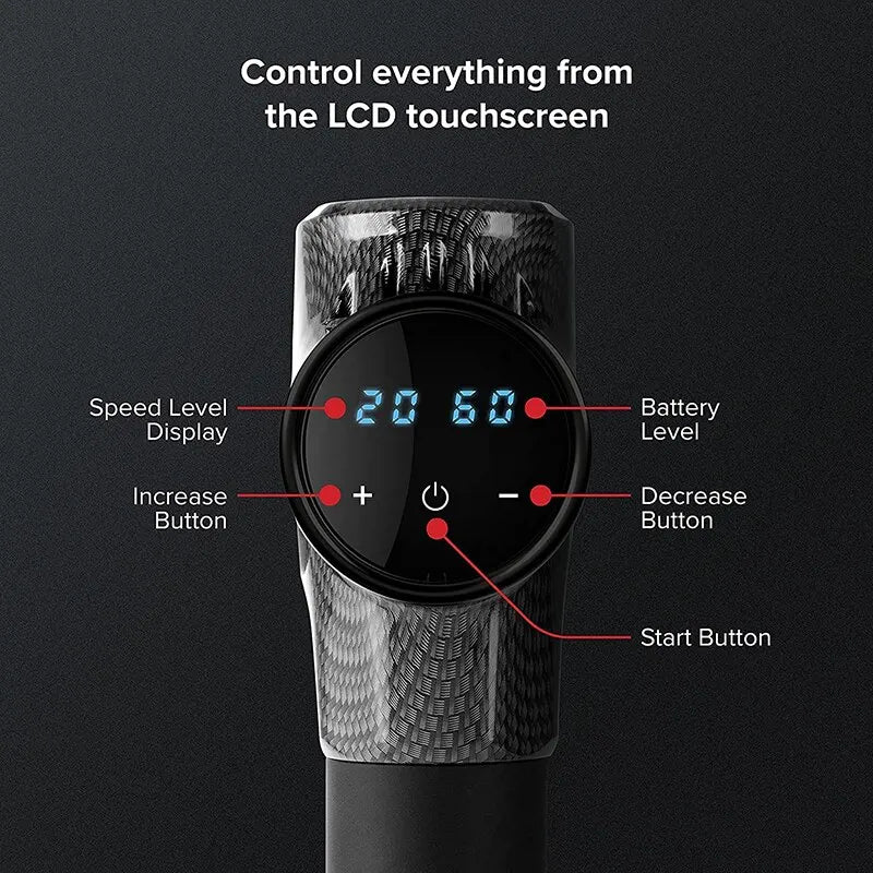 Deep Tissue Massage Gun – Portable Muscle Massager for Face & Body