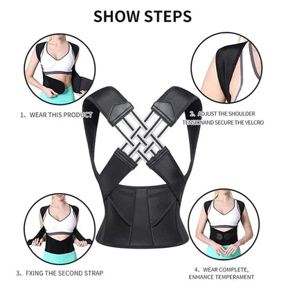 Breathable Back Posture Corrector Brace