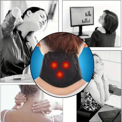 Self-Heating Magnetic Neck Pillow