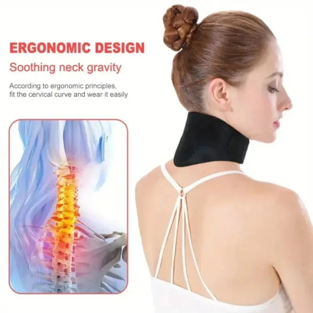 Self-Heating Magnetic Neck Pillow
