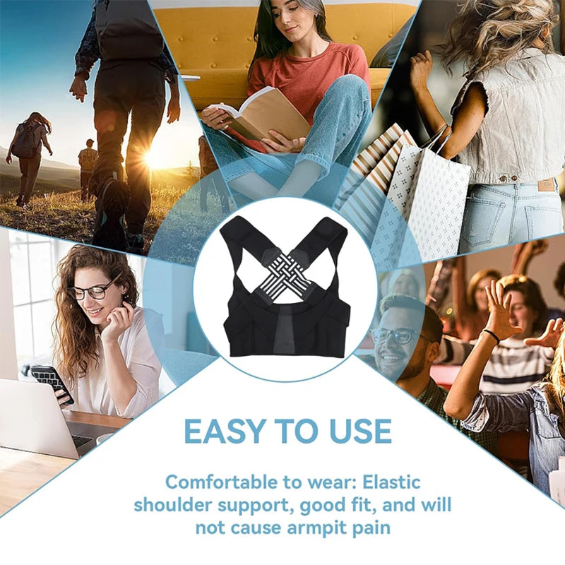 Breathable Back Posture Corrector Brace