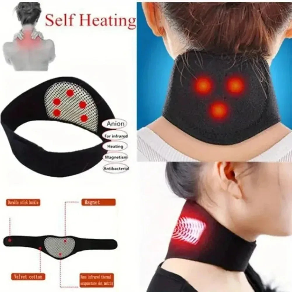 Self-Heating Magnetic Neck Pillow