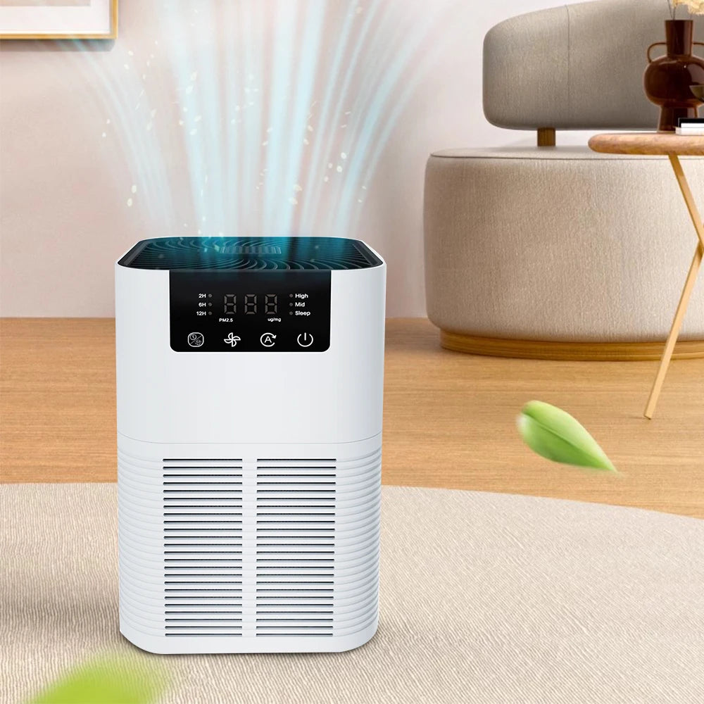 Air Purifier with HEPA & Negative Ion Generator