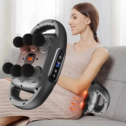Professional Fascia Gun – Six-Head High-Frequency Muscle Massager