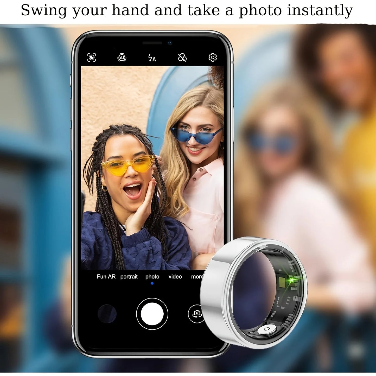 Smart Ring – Sleep Tracking & Motion Monitoring for iOS & Android