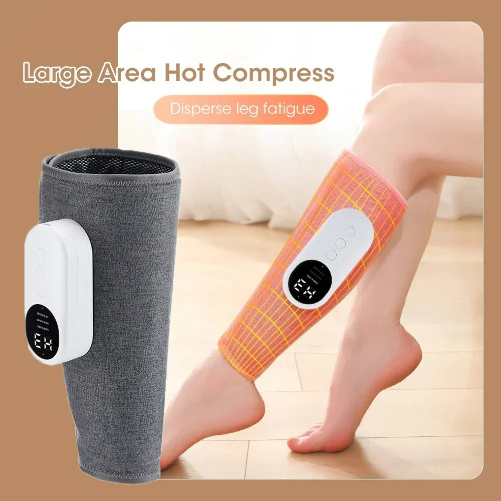 Electric Calf Massager – 360° Heated Air Pressure Leg Massage Machine