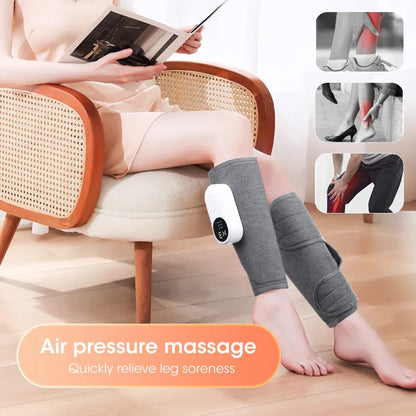 Electric Calf Massager – 360° Heated Air Pressure Leg Massage Machine