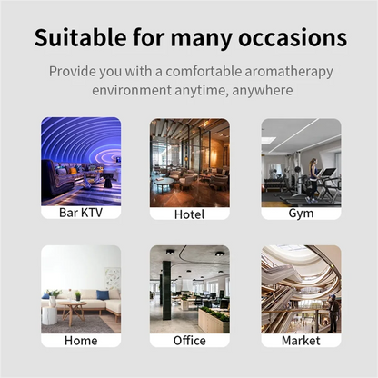 Bluetooth Aroma Diffuser – 160ml Scent Machine for Home & Large Spaces