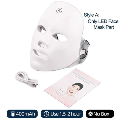 7-Color LED Facial & Neck Mask